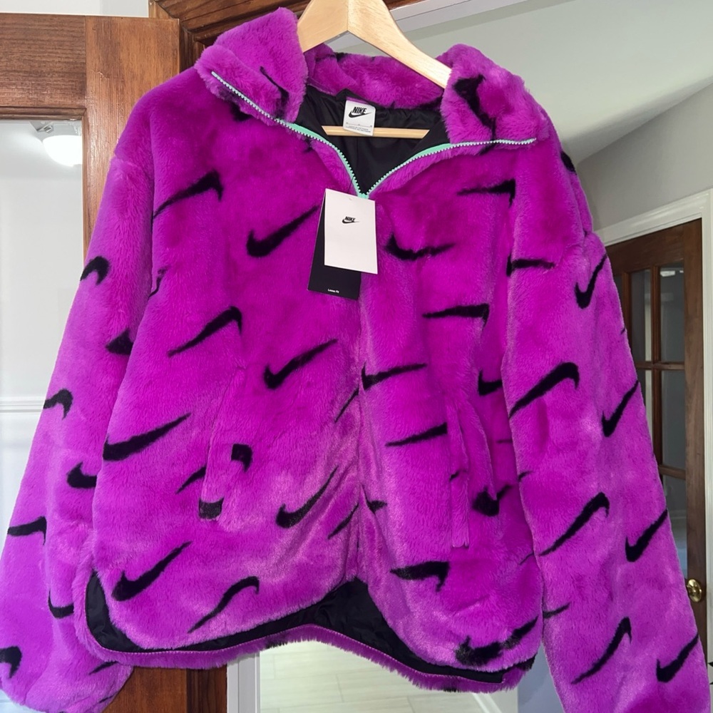 Nike Purple and Mint Jacket